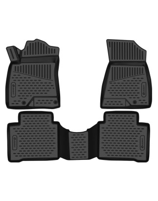 3D Tappetini su misura per KIA Niro (II) 2022 -, SUV 5 doors, Europe, 3 pcs. (Cod. N-EXP.ELEMENT3DA6