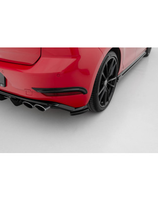 Splitters posteriori laterali Volkswagen Golf  R / R-Line Mk7 Facelift (Cod. M-VW-GO-7F-R-RSD1G)