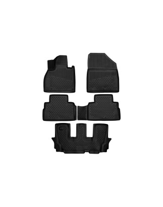 3D Tappetini su misura per KIA Telluride, 2020-,  SUV, USA, 5pcs. (Cod. N-EXP.ELEMENT3D02335210)