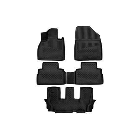 3D Tappetini su misura per KIA Telluride, 2020-,  SUV, USA, 5pcs. (Cod. N-EXP.ELEMENT3D02335210)