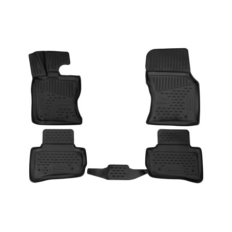 3D Tappetini su misura per LAND ROVER Range Rover Velar, 2017-, 4 pcs. (Cod. N-EXP.ELEMENT3D01781210