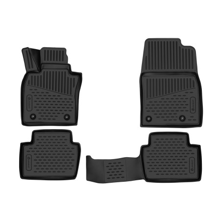 3D Tappetini su misura per MAZDA3 (IV(BP)),2019-,Hb/Sed, 4 pcs. (Cod. N-EXP.ELEMENT3D02125210k)