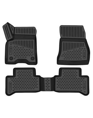 3D Tappetini su misura per MERCEDES-BENZ EQA 2021- Electro, Europe, 3 pcs. (polyurethane) (Cod. N-EX