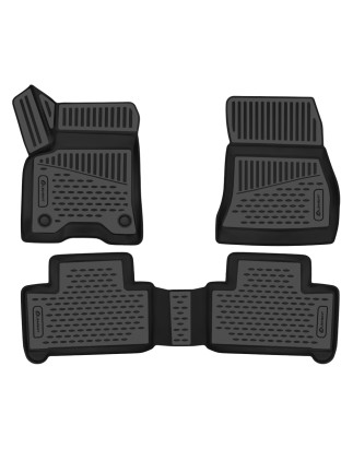 3D Tappetini su misura per MERCEDES-BENZ EQB 2021 - Electro, Europe, 3 pcs. (polyurethane) (Cod. N-E
