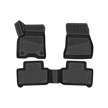 3D Tappetini su misura per MERCEDES-BENZ EQB 2021 - Electro, Europe, 3 pcs. (polyurethane) (Cod. N-E