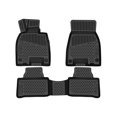 3D Tappetini su misura per MERCEDES-BENZ EQE 2022 -, Coupe, Europe, 3 pcs. (polyurethane) (Cod. N-EX