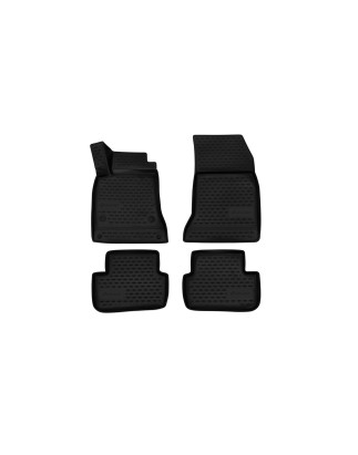 3D Tappetini su misura per MERCEDES-BENZ GLA-class (X156), 2013-2019, 4 pcs. (Cod. N-EXP.NLC.3D.34.4