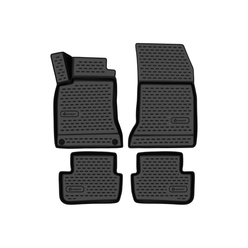 3D Tappetini su misura per MERCEDES-BENZ GLA-class (X156), 2013-2019, 4 pcs. (Cod. N-EXP.NLC.3D.34.4