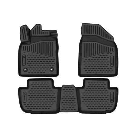 3D Tappetini su misura per MG 4 EV 2022 - , Hatchback Electro, Europe, 3 pcs. (Cod. N-EXP.ELEMENT3DA