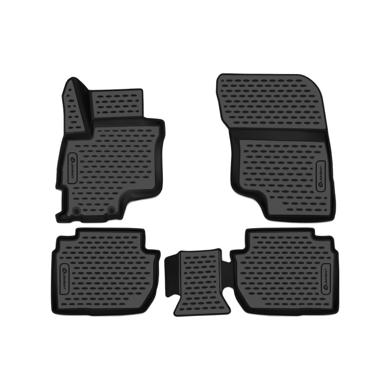 3D Tappetini su misura per MITSUBISHI Outlander PHEV, 2014-2019, 4 pcs. (Cod. N-EXP.NLC.3D.35.45.210