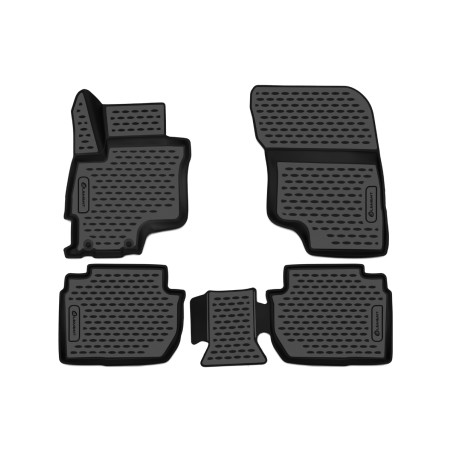 3D Tappetini su misura per MITSUBISHI Outlander PHEV, 2014-2019, 4 pcs. (Cod. N-EXP.NLC.3D.35.45.210
