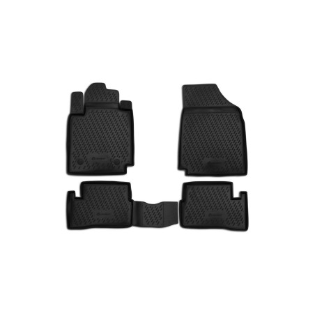 Tappetini su misura per NISSAN Micra, 2005-, 4 pcs. (Cod. N-EXP.CARNIS00003)