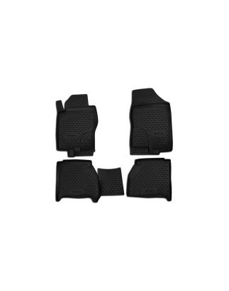 Tappetini su misura per NISSAN Navara, 2010-2015, 4 pcs., spacesaver under backseat (Cod. N-EXP.CARN