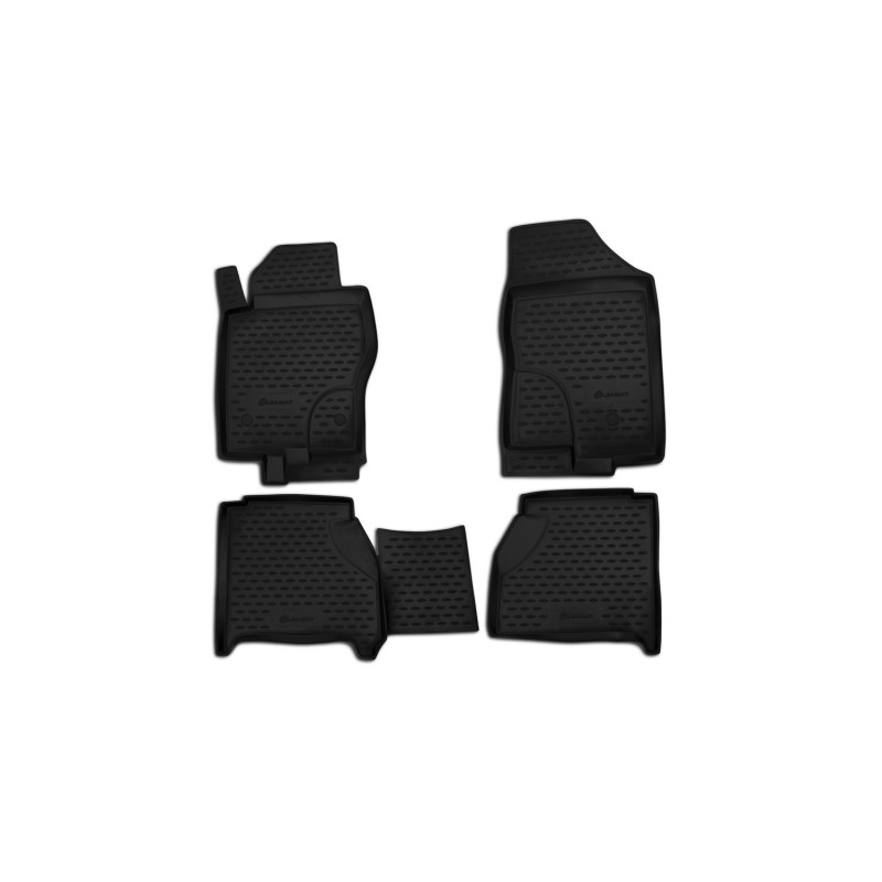 Tappetini su misura per NISSAN Navara, 2010-2015, 4 pcs., spacesaver under backseat (Cod. N-EXP.CARN