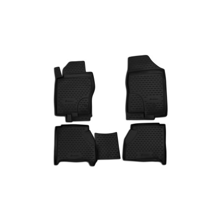 Tappetini su misura per NISSAN Navara, 2010-2015, 4 pcs., spacesaver under backseat (Cod. N-EXP.CARN