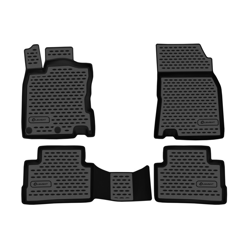 Tappetini su misura per NISSAN Qashqai, 2014-, for cars assembled in UK, 4 pcs. (Cod. N-EXP.CARNIS00