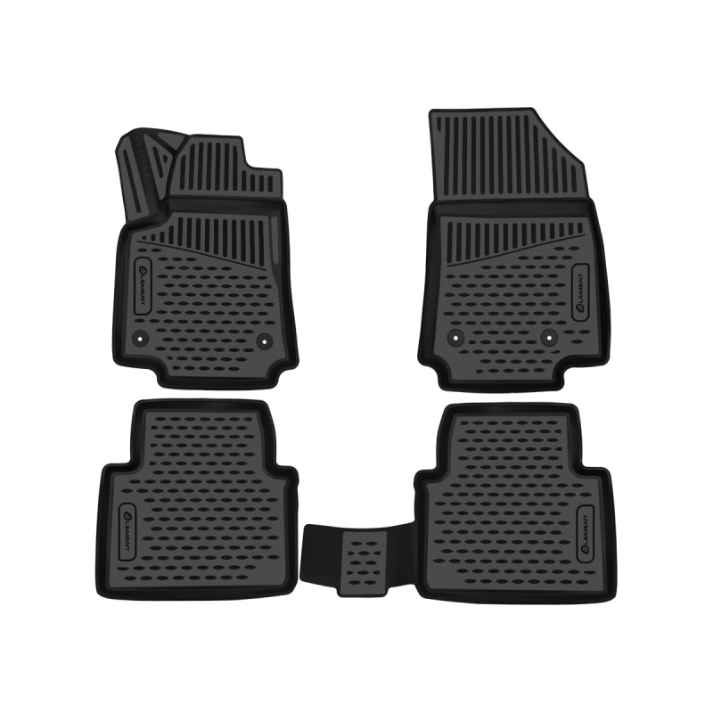 3D Tappetini su misura per OPEL Crossland, 2017-, wagon, 4 pcs. (Cod. N-EXP.ELEMENT3D01972210k)