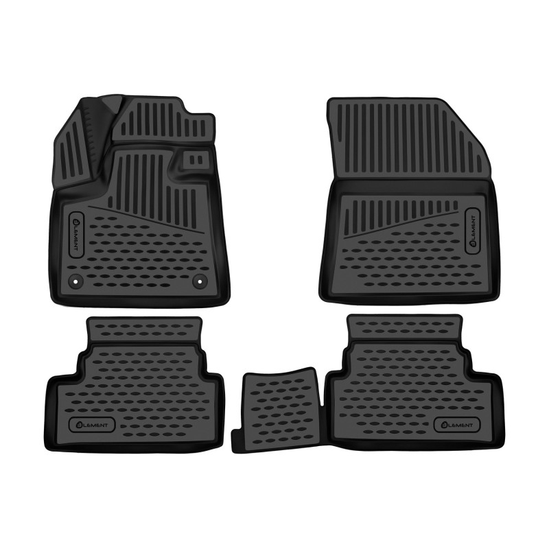 3D Tappetini su misura per OPEL Grandland, 2017-,  SUV, (Europe), 4 pcs. (Cod. N-EXP.ELEMENT3D019732