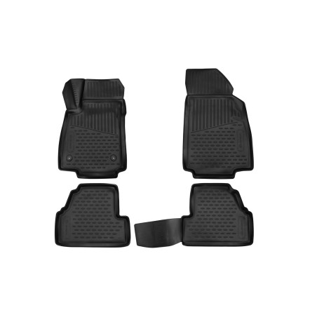 3D Tappetini su misura per OPEL Mokka, 2018-, SUV, Europe, 4 pcs. (Cod. N-EXP.ELEMENT3D02221210k)