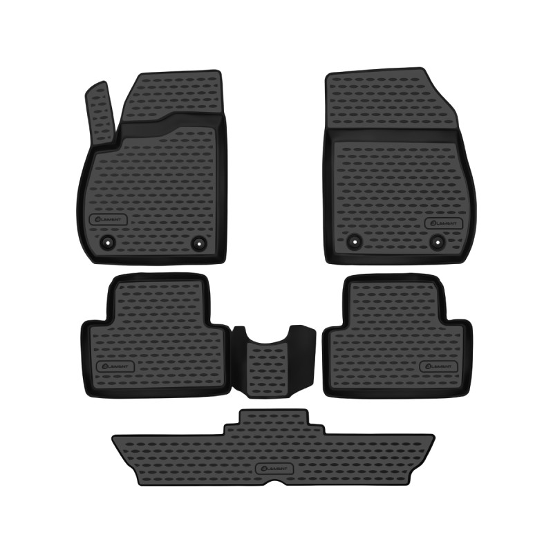 Tappetini su misura per OPEL Zafira, 2012-, 7 posti 5 pcs. (Cod. N-EXP.NLC.37.24.210k)