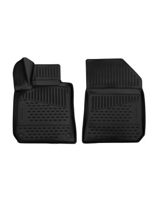 3D Tappetini su misura per PEUGEOT 308 (II) 2013-2017, anteriori mats 2 pcs. Hb. (Cod. N-EXP.ELEMENT