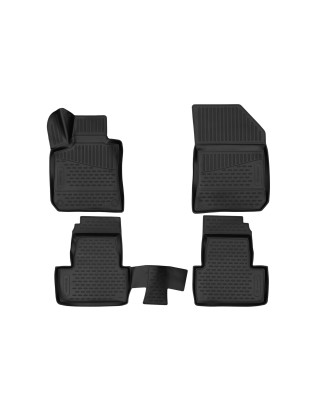 3D Tappetini su misura per PEUGEOT 308 (IIr) 2017-2021, 4 pcs. Hb. (Cod. N-EXP.ELEMENT3DA58829210)