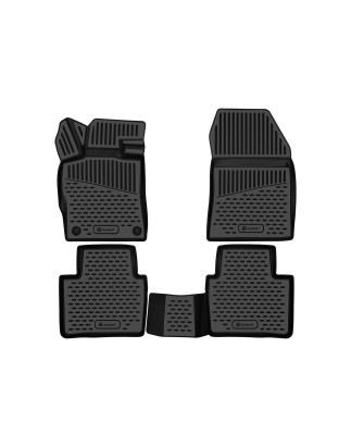3D Tappetini su misura per PEUGEOT 408 (I rest) 2017- Europe, 4pcs. (Cod. N-EXP.ELEMENT3DA27649210k)