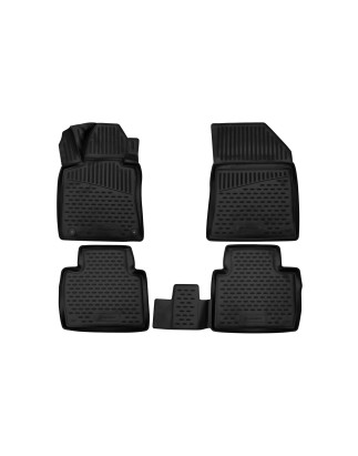 3D Tappetini su misura per PEUGEOT 508, 2019-, station wagon, Europe, 4 pcs. (Cod. N-EXP.ELEMENT3D02