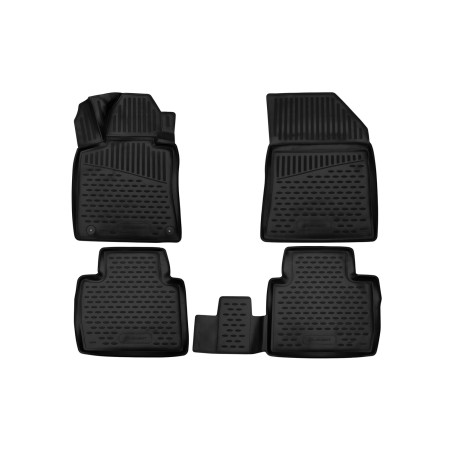 3D Tappetini su misura per PEUGEOT 508, 2019-, station wagon, Europe, 4 pcs. (Cod. N-EXP.ELEMENT3D02