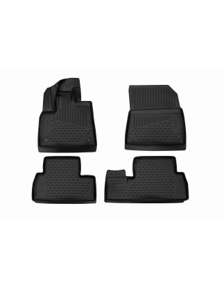 3D Tappetini su misura per PEUGEOT Rifter, 2018-, minivan, 5-passenger version, Europe, 4 pcs. (Cod.