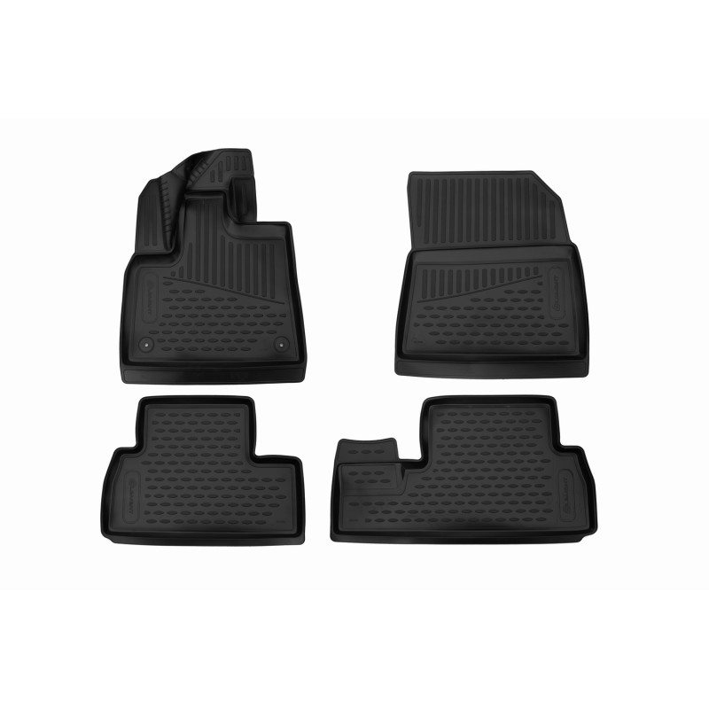 3D Tappetini su misura per PEUGEOT Rifter, 2018-, minivan, 5-passenger version, Europe, 4 pcs. (Cod.