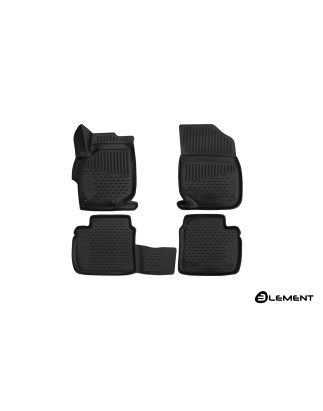 3D Tappetini su misura per PEUGEOT 301, 2013-, 4 pcs. (Cod. N-EXP.ELEMENT3D3824210k)