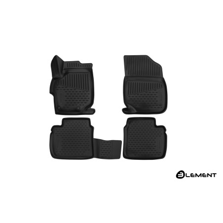 3D Tappetini su misura per PEUGEOT 301, 2013-, 4 pcs. (Cod. N-EXP.ELEMENT3D3824210k)