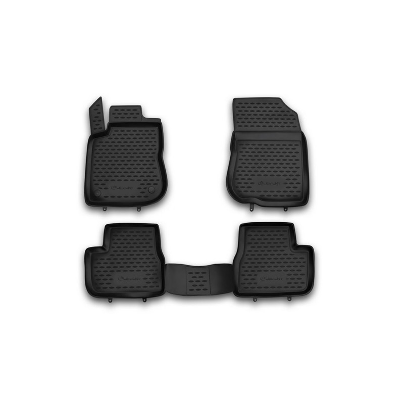 Tappetini su misura per PEUGEOT, 208, 2012-08/2019 4 pcs. (Cod. N-EXP.NLC.38.23.210kh)