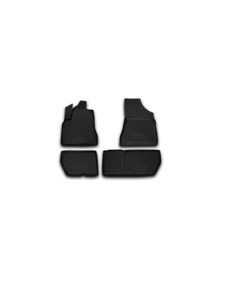 Tappetini su misura per PEUGEOT Tepee 2008–2018, 4 pcs. (Cod. N-EXP.CARPGT00021)