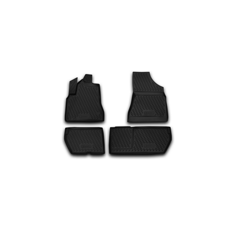 Tappetini su misura per PEUGEOT Tepee 2008–2018, 4 pcs. (Cod. N-EXP.CARPGT00021)