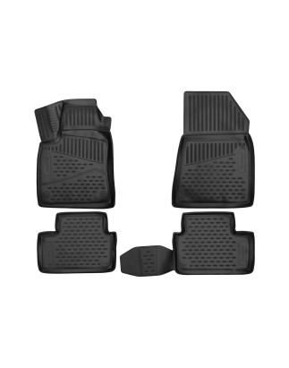 3D Tappetini su misura per RENAULT Clio V 2019- HB, 4 pcs. (Cod. N-EXP.ELEMENT3D02408210k)