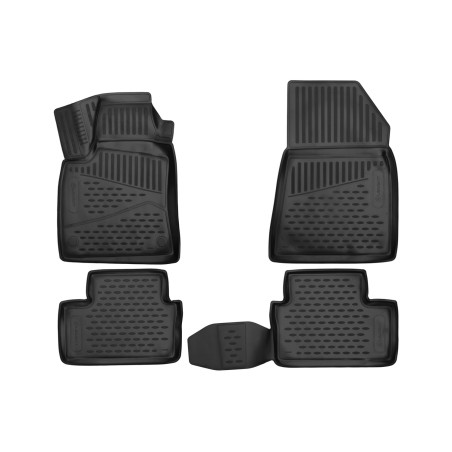 3D Tappetini su misura per RENAULT Clio V 2019- HB, 4 pcs. (Cod. N-EXP.ELEMENT3D02408210k)