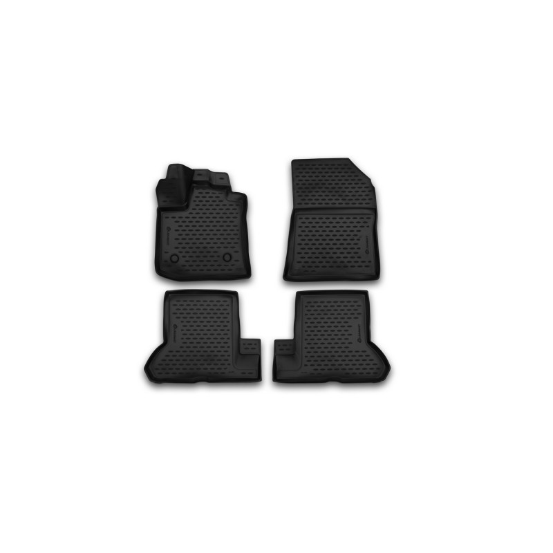 3D Tappetini su misura per RENAULT Dokker, 2012-, passanger, 4 pcs. (Cod. N-EXP.NLC.3D.41.37.210k)