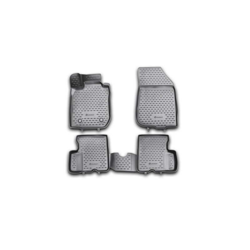 3D Tappetini su misura per RENAULT Duster 2WD, 2011-2015, 4 pcs. (Cod. N-EXP.NLC.3D.41.29.210kh)
