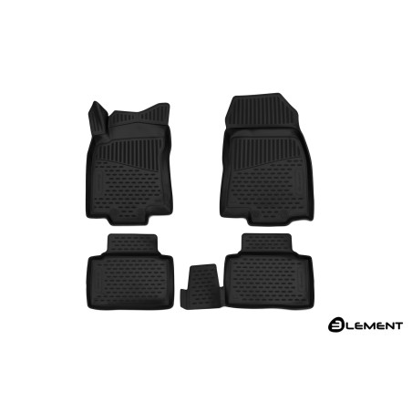 3D Tappetini su misura per RENAULT Koleos, 2017-, 4 pcs. (Cod. N-EXP.ELEMENT3D4152210k)