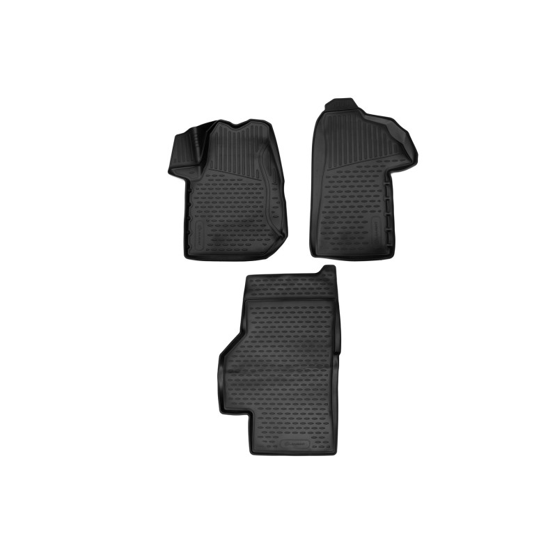 3D Tappetini su misura per Renault Master, 2010-, 3rd gen, VAN, anteriori posti row, 3 pcs. (Cod. N-