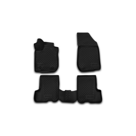3D Tappetini su misura per RENAULT Sandero/Sandero Stepway, 2014-, 4 pcs. (Cod. N-EXP.NLC.3D.41.32.2