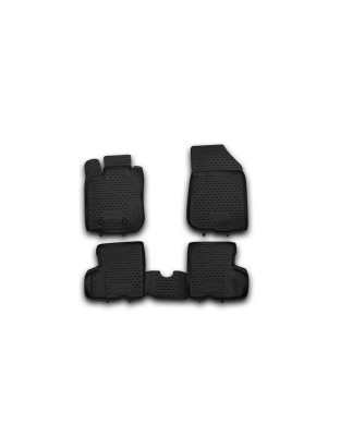 Tappetini su misura per RENAULT Duster 4WD, 2011-2015, 4 pcs. (Cod. N-EXP.NLC.41.28.210kh)
