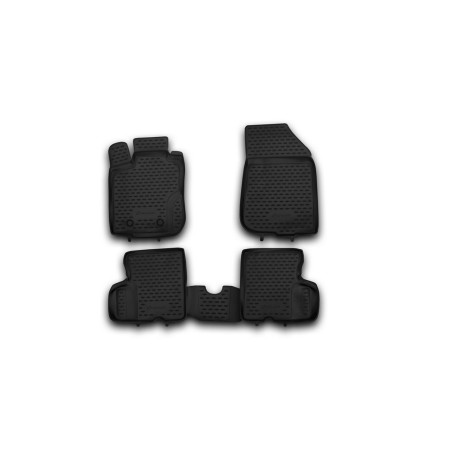 Tappetini su misura per RENAULT Duster 4WD, 2011-2015, 4 pcs. (Cod. N-EXP.NLC.41.28.210kh)
