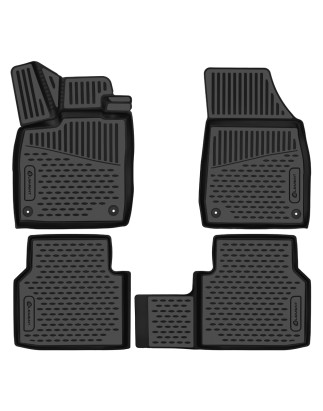 3D carpets for the salon are suitable for SKODA Elroq 2024-, Europe, 4 pieces (polyurethane) (Cod. N