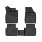 3D carpets for the salon are suitable for SKODA Elroq 2024-, Europe, 4 pieces (polyurethane) (Cod. N