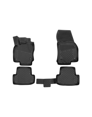 3D Tappetini su misura per SKODA Karoq, Scout 2020-, SUV, 4 pcs. (Cod. N-EXP.ELEMENT3D02444210k)