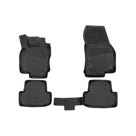 3D Tappetini su misura per SKODA Karoq, Scout 2020-, SUV, 4 pcs. (Cod. N-EXP.ELEMENT3D02444210k)
