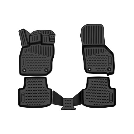 3D Tappetini su misura per SKODA Octavia (A8) 2019- Hybrid, Europe, 4pcs. (Cod. N-EXP.ELEMENT3DA5926